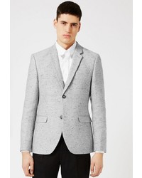 Мужской серый пиджак от Topman