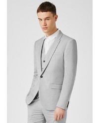 Мужской серый пиджак от Topman