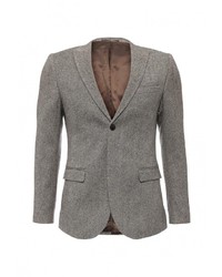 Мужской серый пиджак от Topman