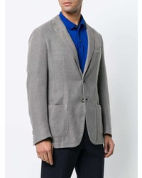 Мужской серый пиджак от Dell'oglio