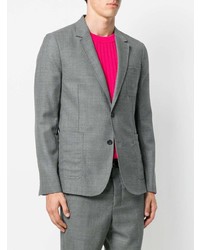 Мужской серый пиджак от AMI Alexandre Mattiussi