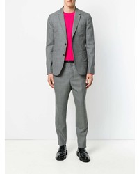 Мужской серый пиджак от AMI Alexandre Mattiussi