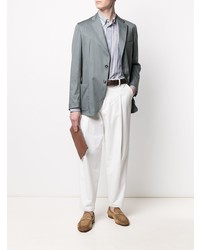 Мужской серый пиджак от Brioni