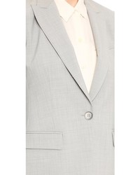 Женский серый пиджак от Theory