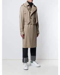 Мужской серый плащ от Valentino