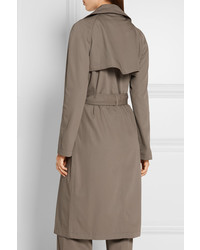 Женский серый плащ от Tomas Maier