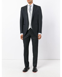 Серый плетеный жилет от Canali