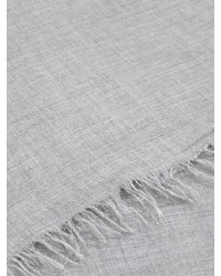 Женский серый плетеный шарф от Faliero Sarti