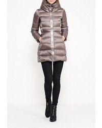 Женский серый пуховик от ADD