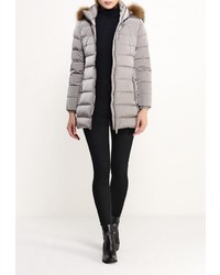 Женский серый пуховик от ADD