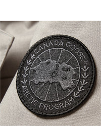 Мужской серый пуховик от Canada Goose