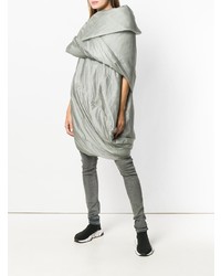 Женский серый пуховик от Rick Owens DRKSHDW