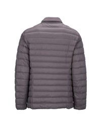 Мужской серый пуховик от Geox