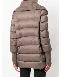 Женский серый пуховик от Liska