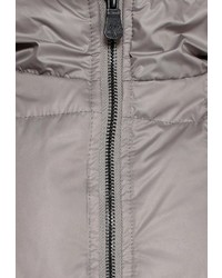 Женский серый пуховик от Puffa