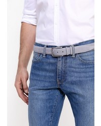 Мужской серый ремень от Bata