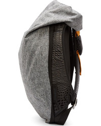 Мужской серый рюкзак из плотной ткани