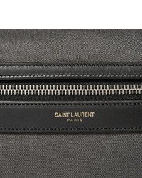 Мужской серый рюкзак из плотной ткани от Saint Laurent