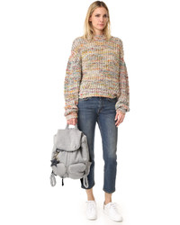 Женский серый рюкзак от See by Chloe