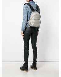 Женский серый рюкзак от Moncler