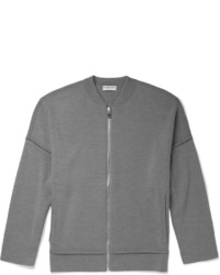 Мужской серый свитер на молнии от Balenciaga