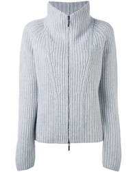 Женский серый свитер на молнии от Iris von Arnim