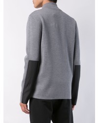 Мужской серый свитер на молнии от Aztech Mountain