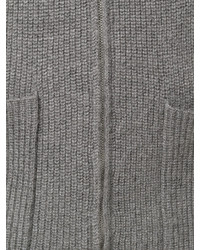 Женский серый свитер на молнии от Fabiana Filippi