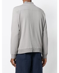 Мужской серый свитер на молнии от Low Brand