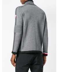 Мужской серый свитер на молнии от Rossignol