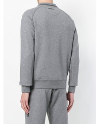 Мужской серый свитер на молнии от Woolrich