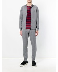 Мужской серый свитер на молнии от Woolrich