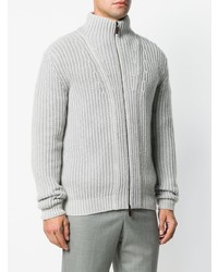 Мужской серый свитер на молнии от Iris von Arnim