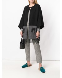 Женский серый свитер с v-образным вырезом от Snobby Sheep