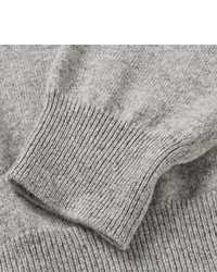 Мужской серый свитер с v-образным вырезом от J.Crew