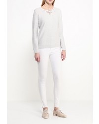 Женский серый свитер с v-образным вырезом от Dorothy Perkins