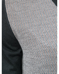 Мужской серый свитер с v-образным вырезом от Brioni