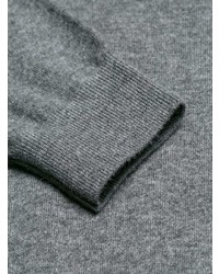 Женский серый свитер с v-образным вырезом от Stella McCartney