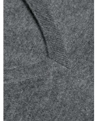 Женский серый свитер с v-образным вырезом от Stella McCartney