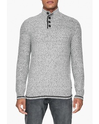Серый свитер с воротником на пуговицах от Q/S designed by