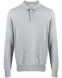 Мужской серый свитер с воротником поло от Filippa K