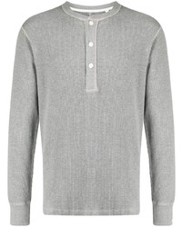 Мужской серый свитер с воротником поло от rag & bone
