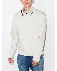 Мужской серый свитер с воротником поло от Y/Project