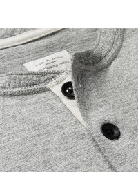 Серый свитер с горловиной на пуговицах от rag & bone