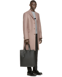 Мужской серый свитер с круглым вырезом с вышивкой от Carven