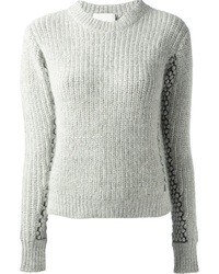 Женский серый свитер с круглым вырезом от 3.1 Phillip Lim