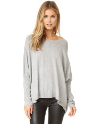 Женский серый свитер с круглым вырезом от 525 America