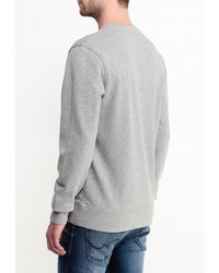Мужской серый свитер с круглым вырезом от ADPT