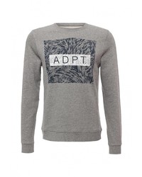 Мужской серый свитер с круглым вырезом от ADPT