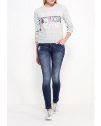 Женский серый свитер с круглым вырезом от Alcott